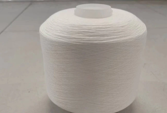 Virgin Fiber-Made White Polyester Thread